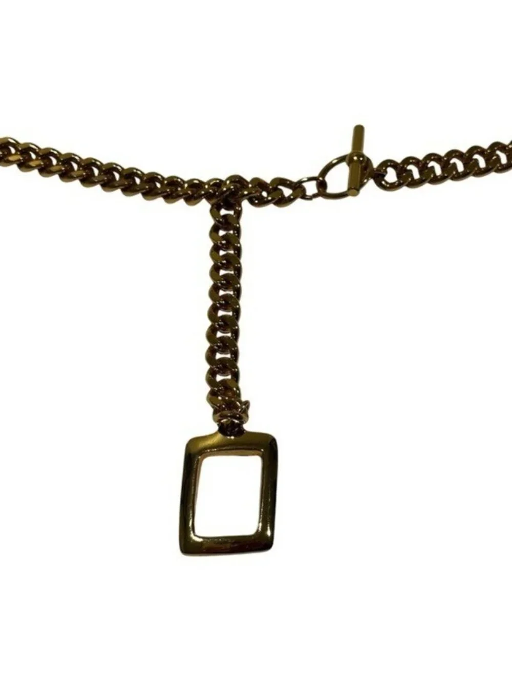 Y2K Style Gold Tone Belly Chain Belt 33